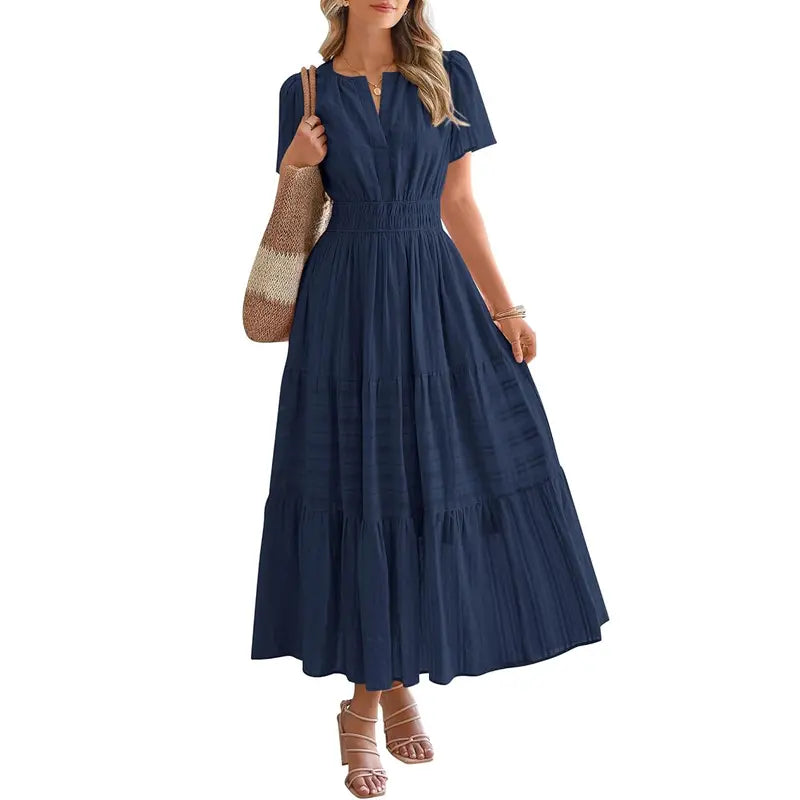 Veloura™ BreezeFlow Boho Maxi Dress