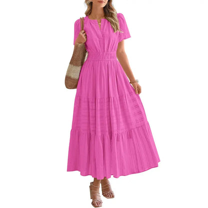 Veloura™ BreezeFlow Boho Maxi Dress