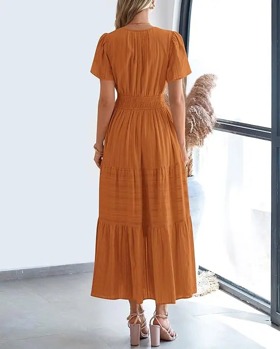 Veloura™ BreezeFlow Boho Maxi Dress