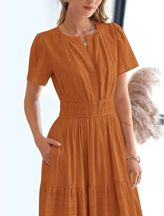 Veloura™ BreezeFlow Boho Maxi Dress