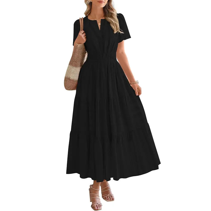 Veloura™ BreezeFlow Boho Maxi Dress