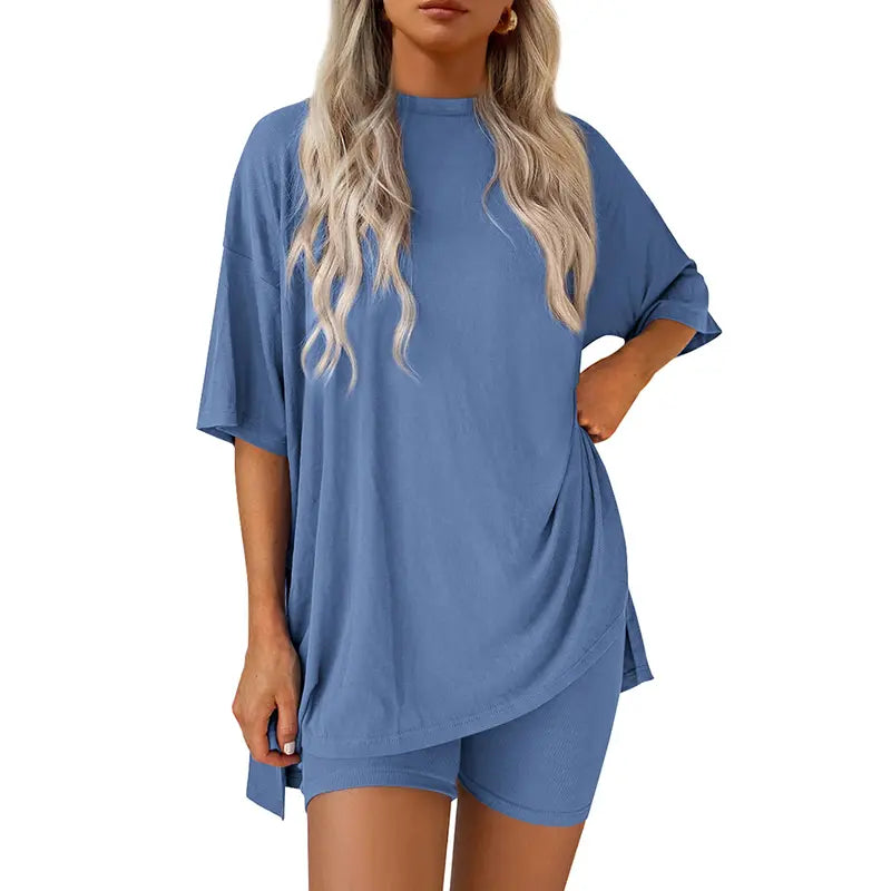 PRETTYGARDEN Crewneck Two-Piece Set