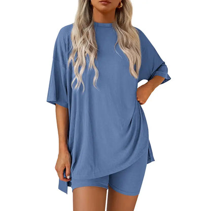 PRETTYGARDEN Crewneck Two-Piece Set