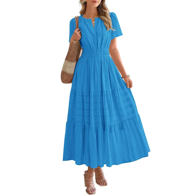 Veloura™ BreezeFlow Boho Maxi Dress