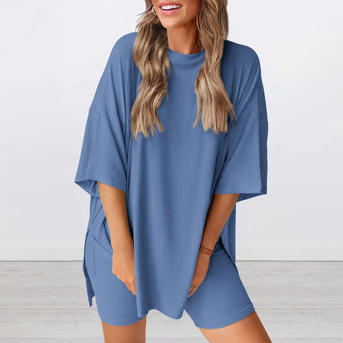 PRETTYGARDEN Crewneck Two-Piece Set