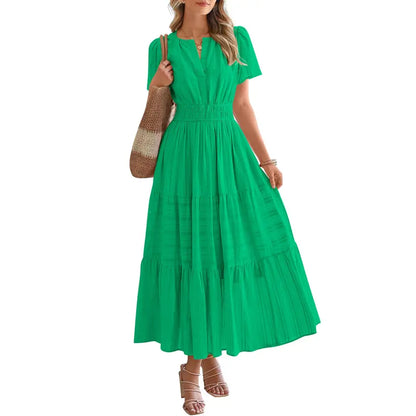 Veloura™ BreezeFlow Boho Maxi Dress