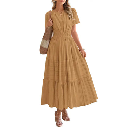 Veloura™ BreezeFlow Boho Maxi Dress