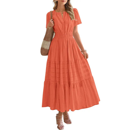 Veloura™ BreezeFlow Boho Maxi Dress