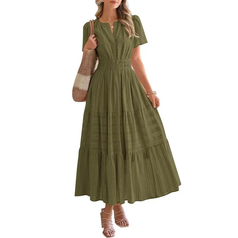 Veloura™ BreezeFlow Boho Maxi Dress