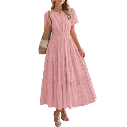 Veloura™ BreezeFlow Boho Maxi Dress