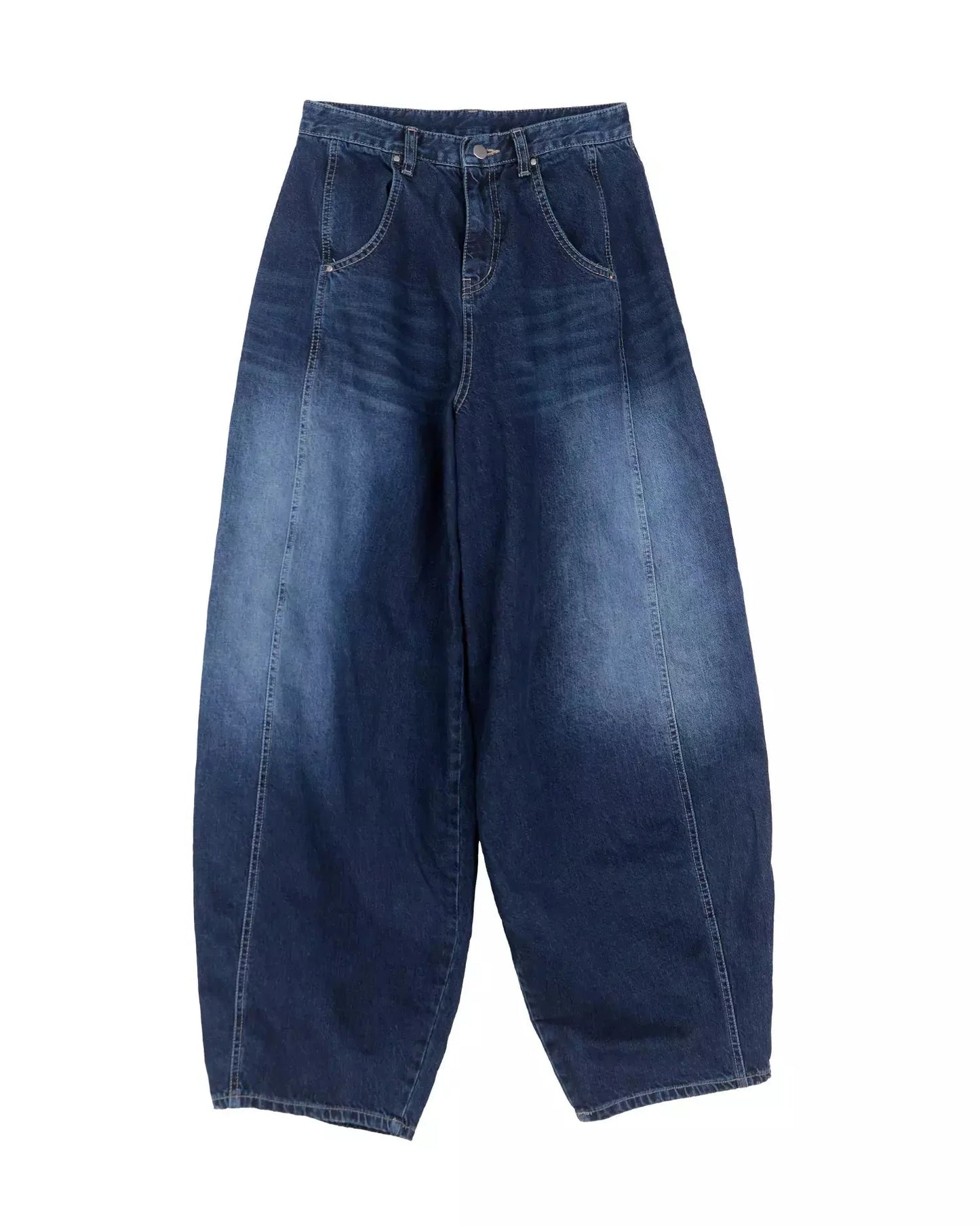 Angel Wing Print Wide-Leg Jeans VIP