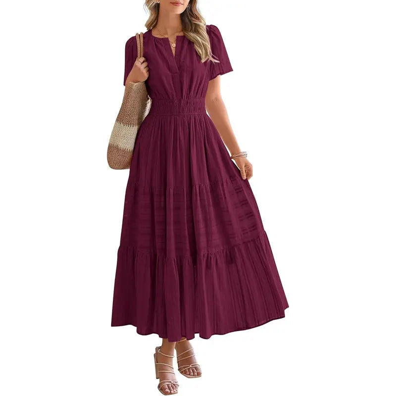 Veloura™ BreezeFlow Boho Maxi Dress