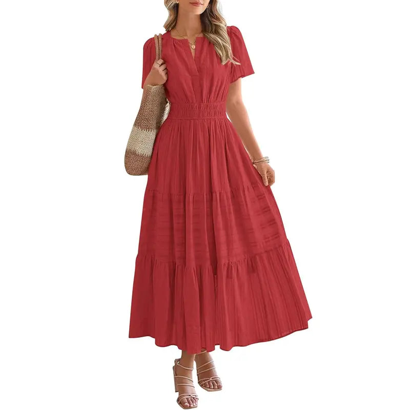 Veloura™ BreezeFlow Boho Maxi Dress