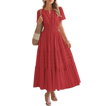 Veloura™ BreezeFlow Boho Maxi Dress