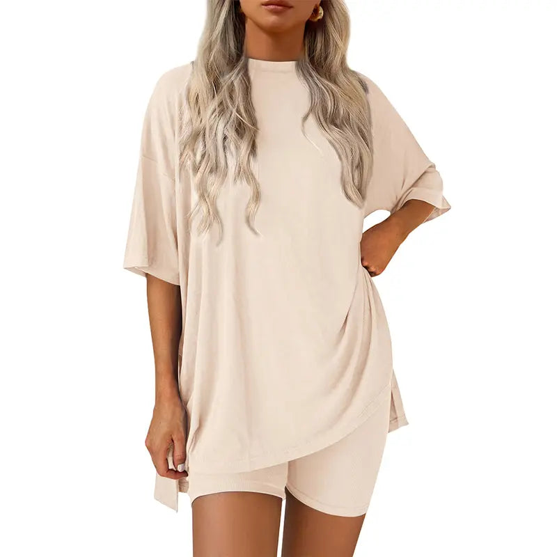 PRETTYGARDEN Crewneck Two-Piece Set