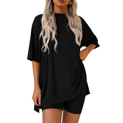 PRETTYGARDEN Crewneck Two-Piece Set