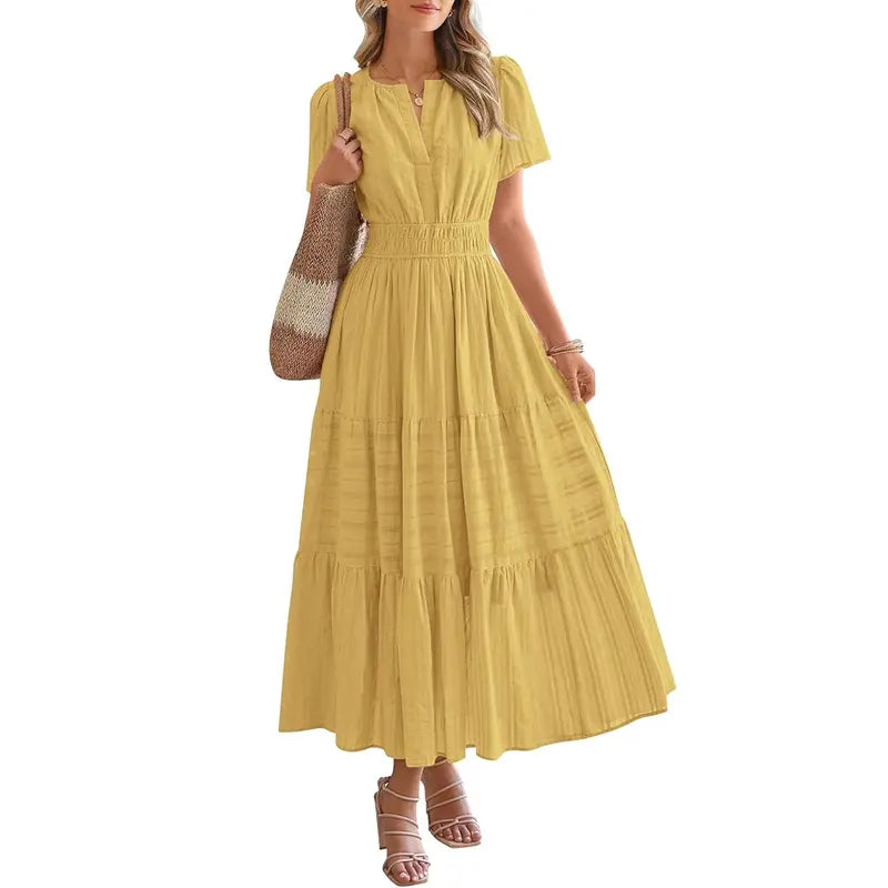 Veloura™ BreezeFlow Boho Maxi Dress