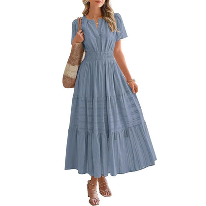 Veloura™ BreezeFlow Boho Maxi Dress