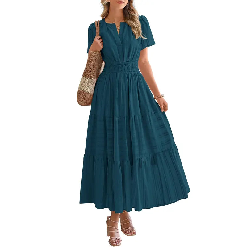 Veloura™ BreezeFlow Boho Maxi Dress