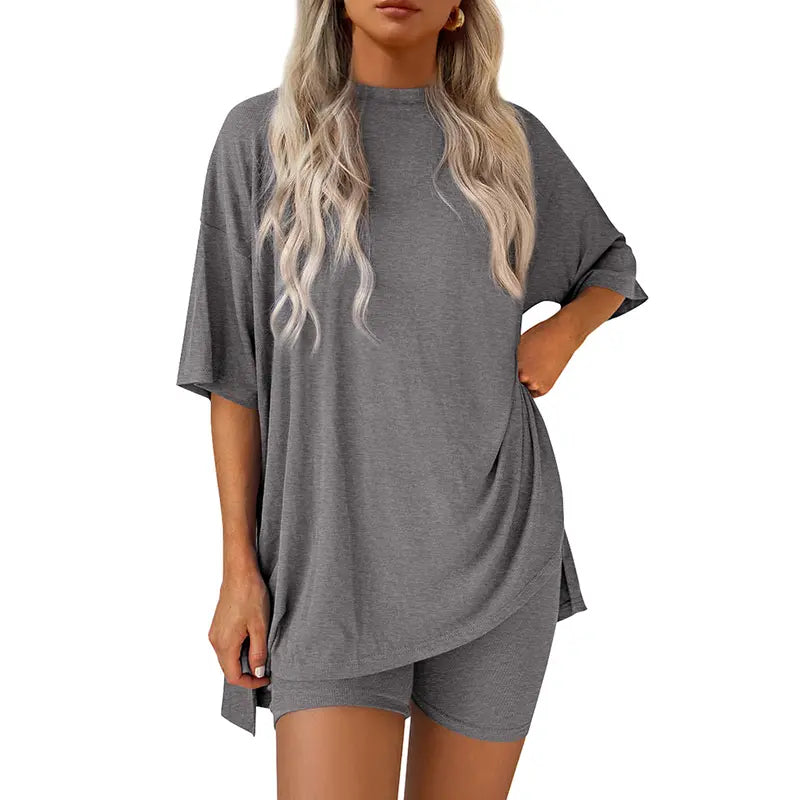 PRETTYGARDEN Crewneck Two-Piece Set