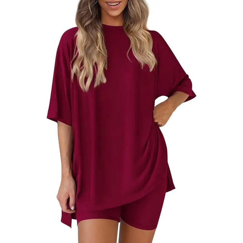 PRETTYGARDEN Crewneck Two-Piece Set