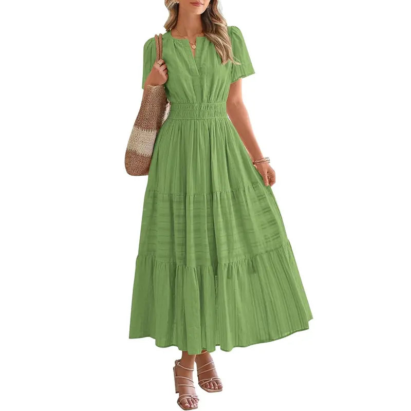 Veloura™ BreezeFlow Boho Maxi Dress