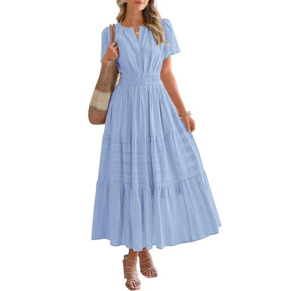Veloura™ BreezeFlow Boho Maxi Dress