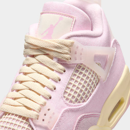 Women's 4 Retro Pearl Pink / Iced Carmine - Coconut