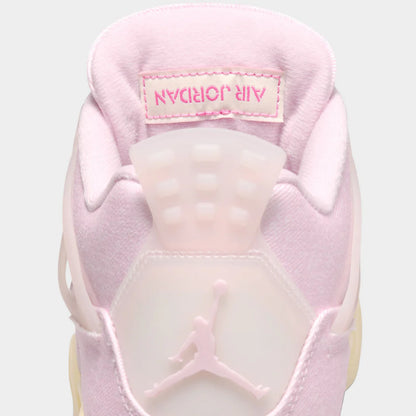 Women's 4 Retro Pearl Pink / Iced Carmine - Coconut
