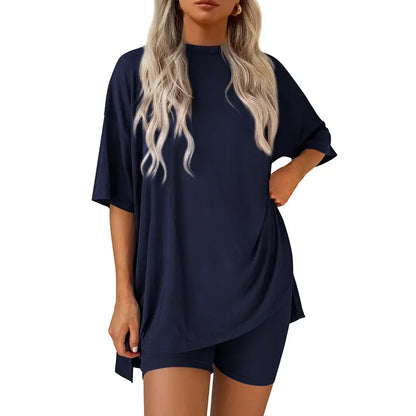 PRETTYGARDEN Crewneck Two-Piece Set