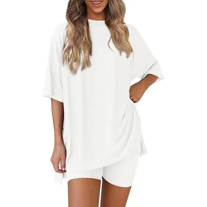PRETTYGARDEN Crewneck Two-Piece Set